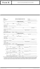 Form K - State Case Registry Data Form