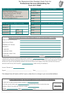 Form Ic11 Pswt - Tax Repayment Non-resident Claim Form For Professional Services Withholding Tax