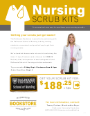 Dickies & Cherokee Scrubs & Lab Coat Size Chart Printable pdf