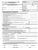 Form F1120 - City Of Flint Income Tax Corporation Return - 2006