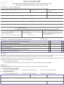 Form Ct-4422 Uge - Application For Certifi Cate Releasing Connecticut Estate Tax Lien