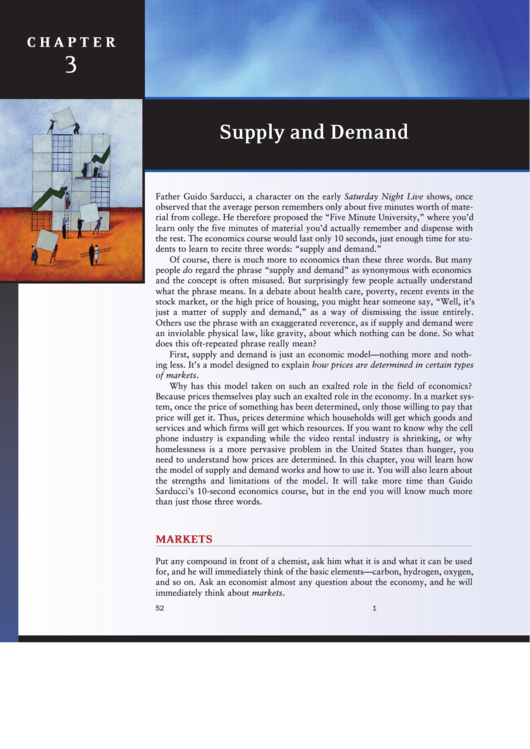 Supply And Demand - Chapter 3