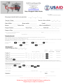 Visa/passport Order Form - Usaid Visa And Passport Office