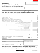 Fillable Form807 - Michigan Composite Individual Income Tax Return - 2006 Printable pdf