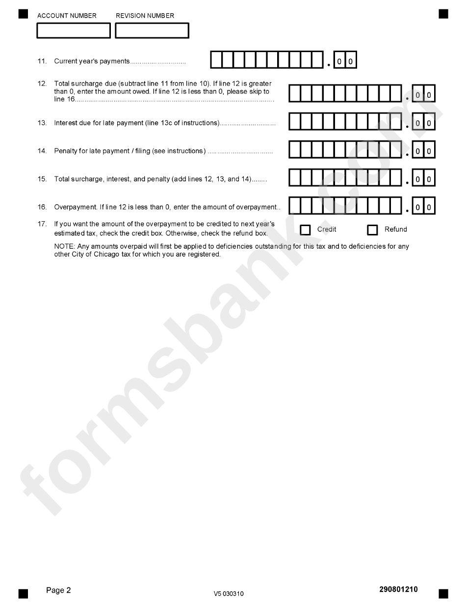 Form 2908 - Emergency Telephone System Surcharge Landline Servise