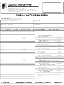 Engineering Permit Application - Planning & Development