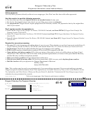 Form 41-v - Oregon Fiduciary Tax Payment Voucher