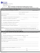 Forrm Doh 667-005 - Out Of State Credential Verification Form