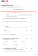 Diabetes Questionnaire Form