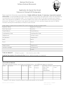 Nps Form 10-931 - Application For Special Use Permit Commercial Filming/still Photography Printable pdf
