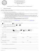 Form Ls 550 - Application For A Certificate Of Eligibility To Employ Child Performers/verification Of Workers' Compensation/disability Insurance Coverage Form