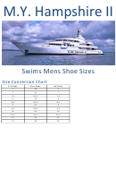 M.y. Hampshire Ii Swims Mens Shoe Size Conversion Chart