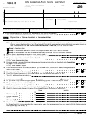 Form 1040-c - U.s. Departing Alien Income Tax Return - 1998
