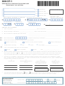 Form Cit-1 - New Mexico Corporate Income And Franchise Tax Return - 2005