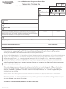 Arizona Form Tpt-Es - Annual Estimated Payment Form For Transaction Privilege Tax Printable pdf