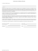 Form 08-1468c - Authorization For Release Of Records - Alaska Division Of Occupational Licensing