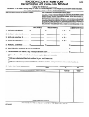 Form Mc 300 - Madison County, Kentucky Reconciliation Of License Fee Withheld