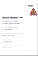 Management Review Meeting Agenda Template