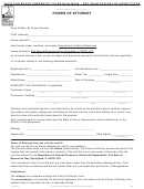 Form Il 422-0329 - Power Of Attorney