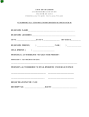Commercial Contractors Registration Form - City Of Walker