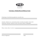 Veterinary Medical Record Release Form