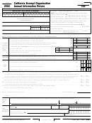 Form 199 - California Exempt Organization Annual Information Return - 2002 Printable pdf