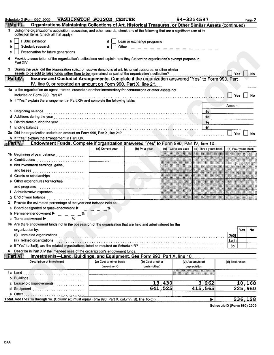 Form 8868 - Application For Extension Of Time To File An Exempt Organization Return - Filing Example (With Form 990 As Filed Return)