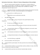 Affidavit Of Voluntary Relinquishment Of Parental Rights - Texas District Court Printable pdf
