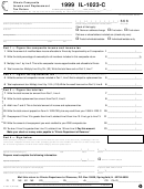 Form Il-1023-c - Illinois Composite Income And Replacement Tax Return - 1999