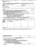 Form C-8007 - Request For Consolidated Or Combined Filing Of Single Business Tax Returns - 1994 Printable pdf
