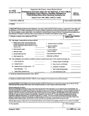 Form 4852 - Substitute For Form W-2, Wage And Tax Statement, Or Form 1099-r, Distributions Form Pensions, Annuities, Retirement Or Profit-sharing Plans, Iras, Insurance Contacts, Ets. - 1998