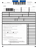Georgia Form 501x - Amended Fiduciary Income Tax Return - 2015