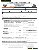 Form Aer - Annual Exemption Request Form