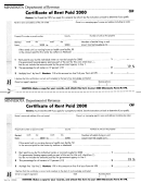 Form Crp - Certificate Of Rent Paid 2000