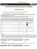 Nova Scotia Family Pharmacare Program Registration Form