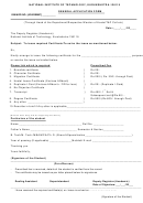 General Application Form - Nit Kurukshetra