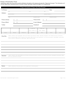 Player Information Form
