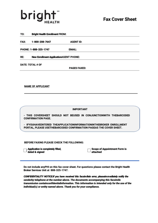Fillable Fax Cover Sheet Printable pdf