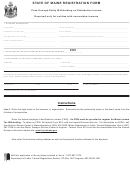 State Of Maine Registration Form