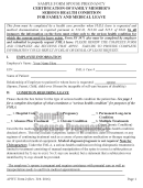 Certification Of Family Member's Serious Health Condition For Family And Medical Leave