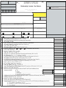 Form 480.10 - Partnership Income Tax Return - 2011 Printable pdf