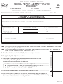 Form N-330 - School Repair And Maintenance Tax Credit - 2011 Printable pdf