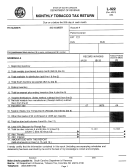 Form L-922 - Monthly Tobacco Tax Return Printable pdf