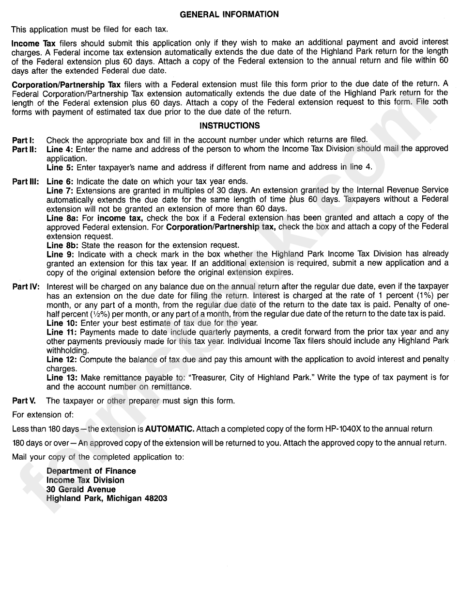 michigan tax form instructions