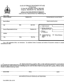 Form Smwa-1 - Application For Credit Of Vermont - Department Of Taxes