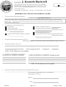 Report Of Use Of Fictitious Name - Ohio Secretary Of State