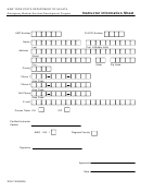 Form Doh-743 - Instructor Information Sheet - New York State Department Of Health