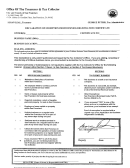 Declaration Of Exemption Form Business Registration Certificate - City And County Of San Francisco Treasurer & Tax Collector