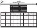 Schedule 501b - Terminal Operator's Schedule Of Disbursements - Indiana Department Of Revenue