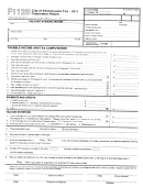 Form F1120 - City Of Flint Income Tax Corporation Return - 2011 Printable pdf